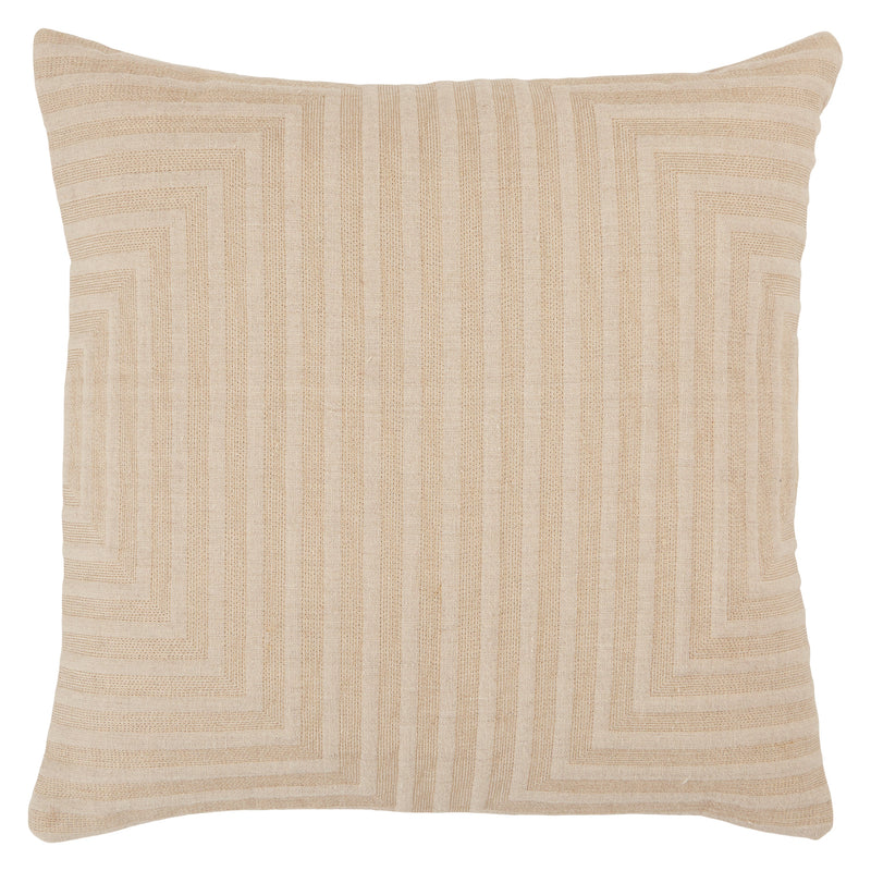 media image for Neutra Geometric Pillow in Light Taupe 242