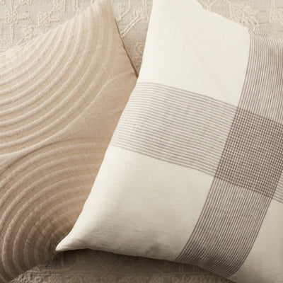 product image for Lautner Geometric Pillow in Light Taupe 24