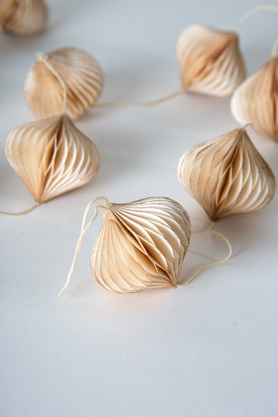 product image for Decorative Onion Shape Garland - Ivory 19