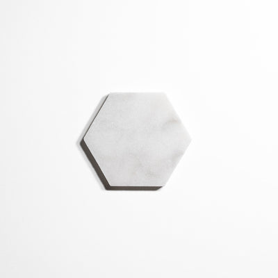 product image for glacier white 5 hexagon tile by burke decor gw5hx 2 25