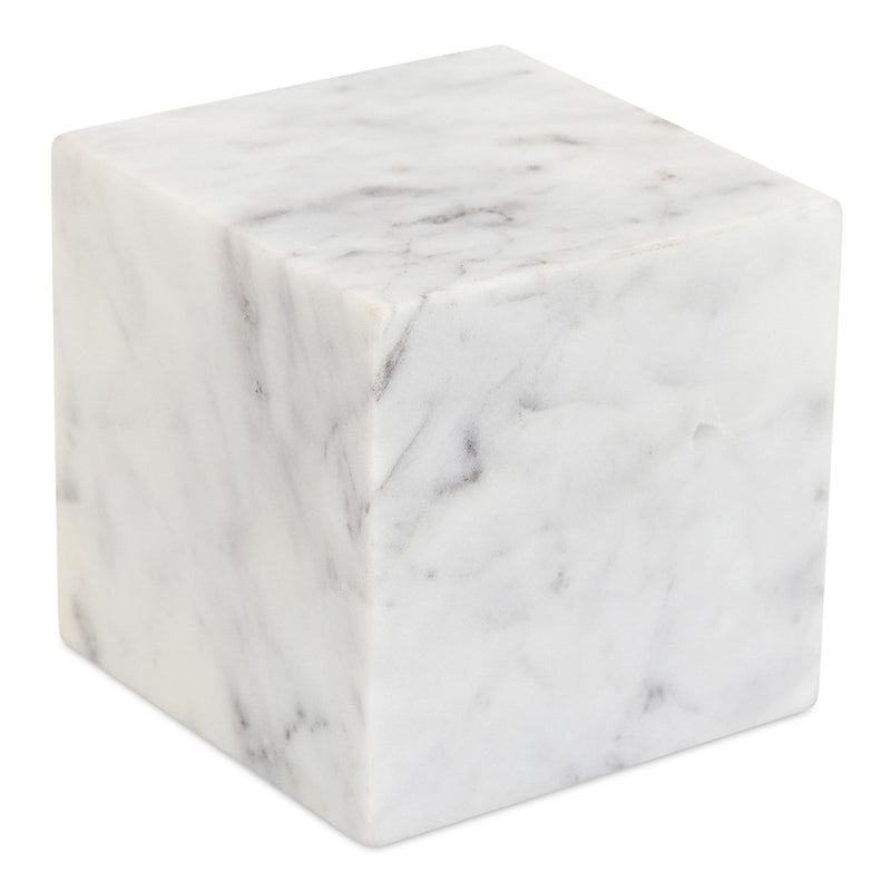 media image for Cora Cube Tabletop Accent Banswara Purple White Marble 2 235