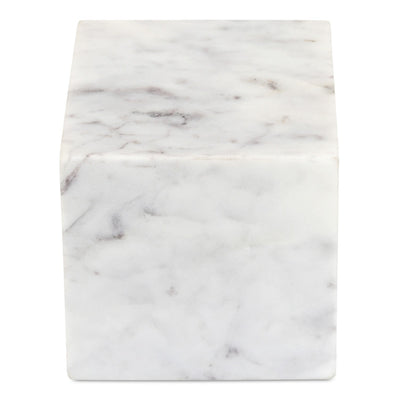 product image of Cora Cube Tabletop Accent Banswara Purple White Marble 1 53