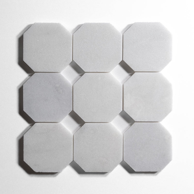 media image for glacier white 4 octagon by burke decor gw4oct sg 1 21