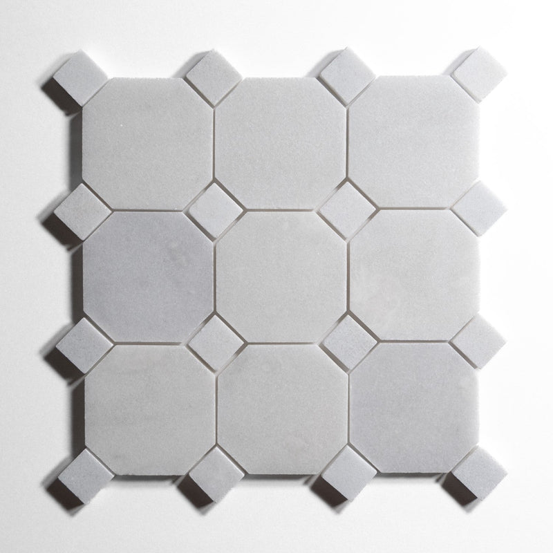 media image for glacier white 4 octagon by burke decor gw4oct sg 5 233