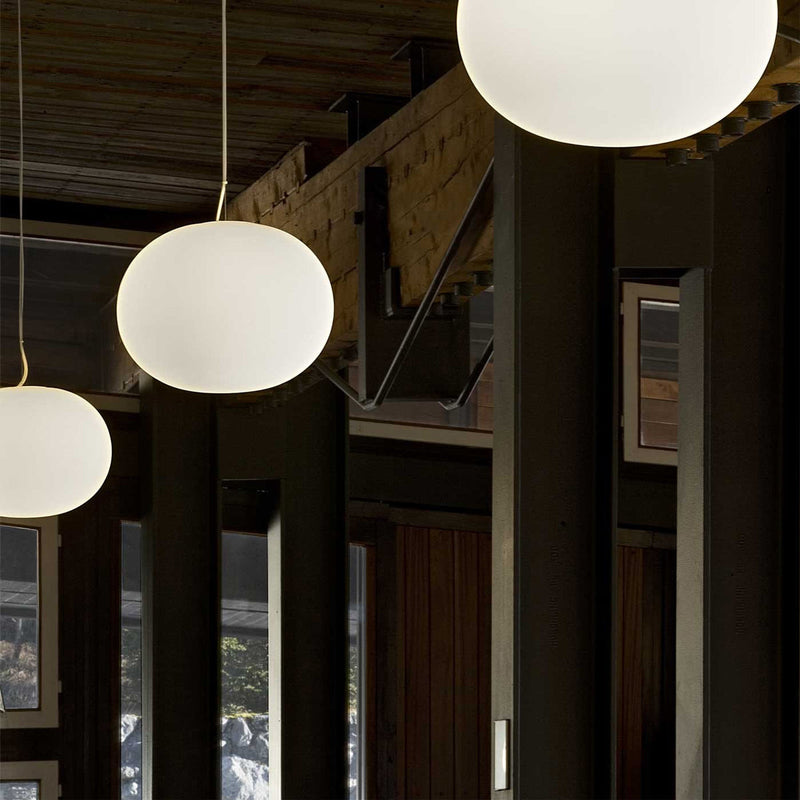 media image for Glo-Ball Glass Opal Pendant Lighting 294