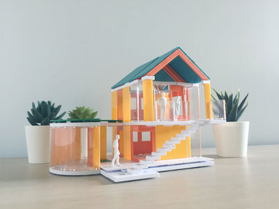 product image for go colors 2 0 kids architect scale model building kit by arckit 9 88