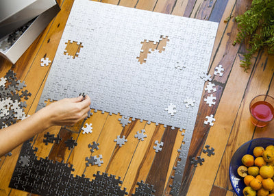 product image for Gradient Puzzle in Black & White design by Areaware 28