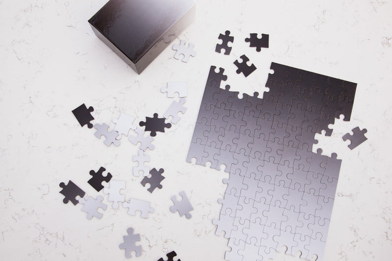media image for Gradient Puzzle Small Black & White design by Areaware 281