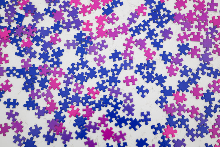 Gradient Puzzle in Pink & Blue design by Areaware