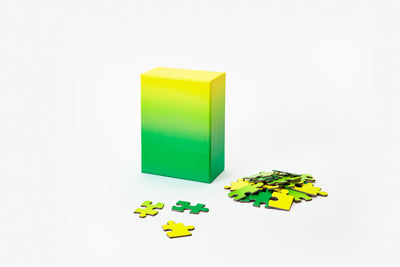 product image for Gradient Puzzle Small in Green & Yellow design by Areaware 23