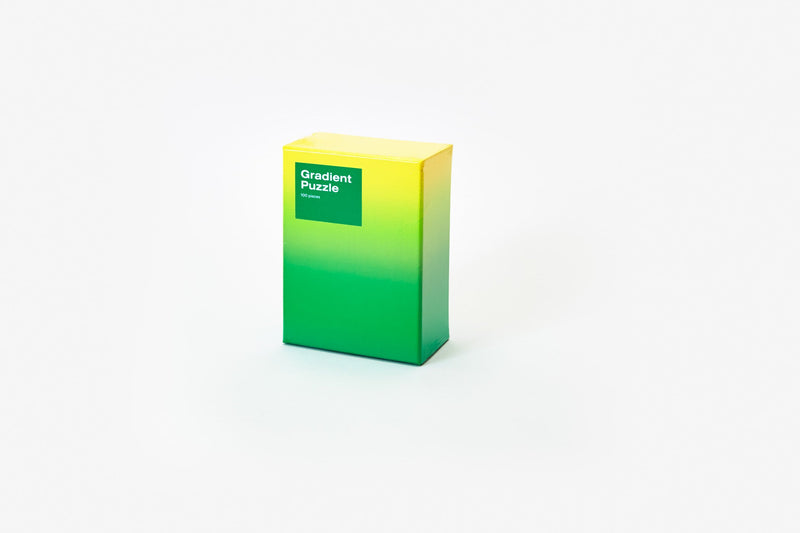 media image for Gradient Puzzle Small in Green & Yellow design by Areaware 284