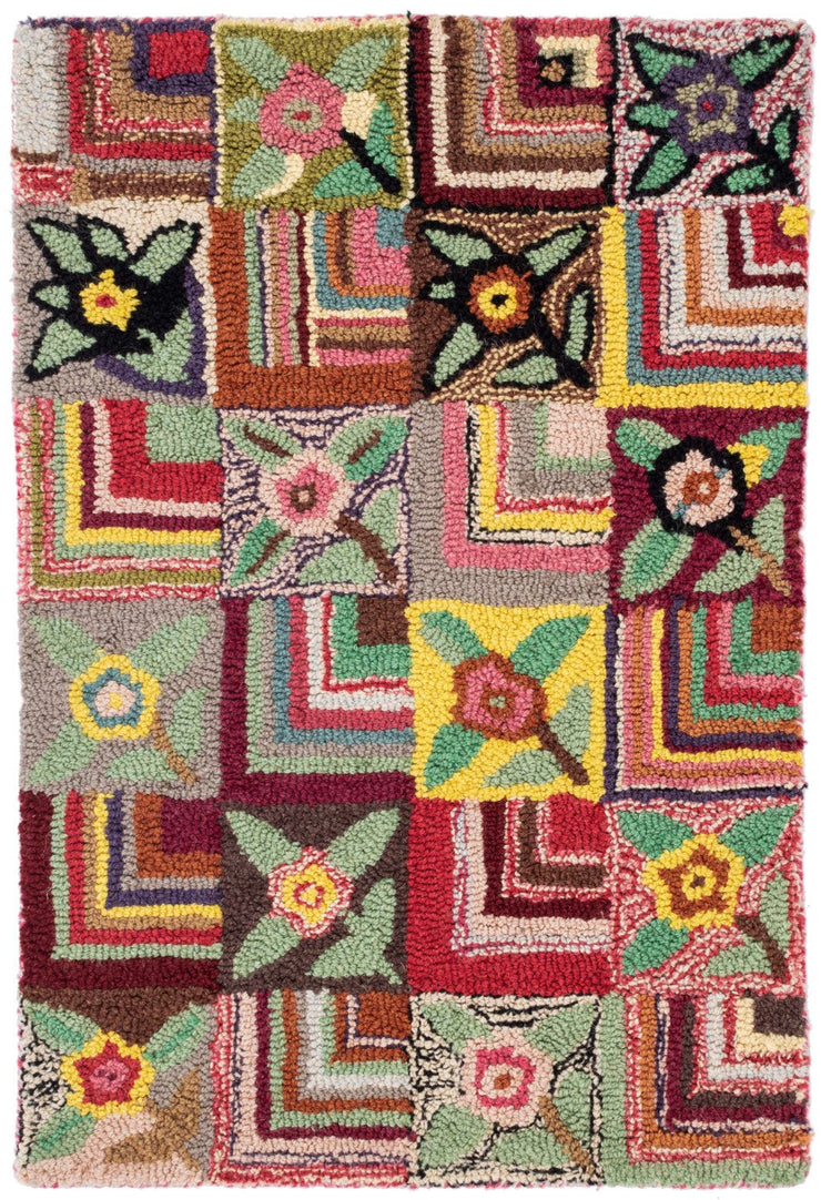 gypsy rose hooked wool rug by annie selke rp2w 258 1