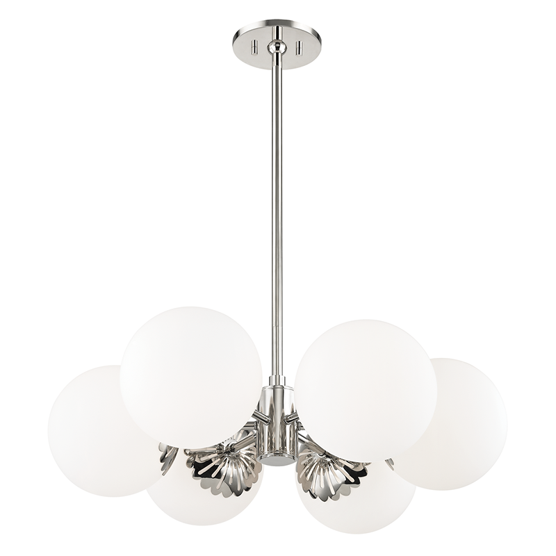 media image for paige 6 light chandelier by mitzi 2 290