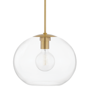 margot 1 light extra large pendant by mitzi h270701xl agb 1