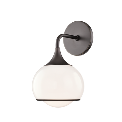 product image for reese 1 light wall sconce by mitzi h281301 agb 2 96