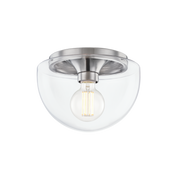 grace 1 light small flush mount by mitzi h284501s agb 2