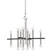 colette 16 light chandelier by mitzi h296816 agb bk 2