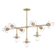 alexa 9 light chandelier by mitzi h357809 agb 1