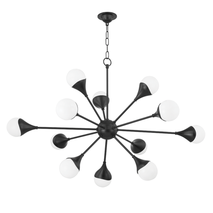 ariana 12 light chandelier by mitzi h375812 agb 3