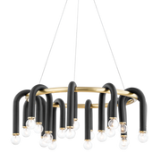 whit 20 light chandelier by mitzi h382820 agb bk 1