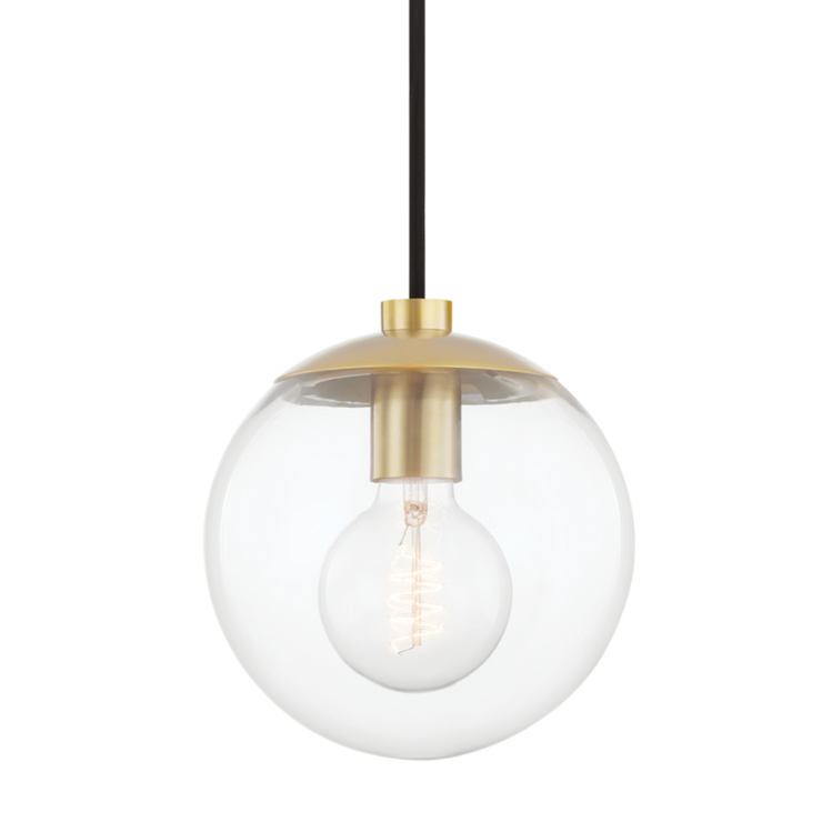 meadow 1 light pendant by mitzi h503701 agb 1