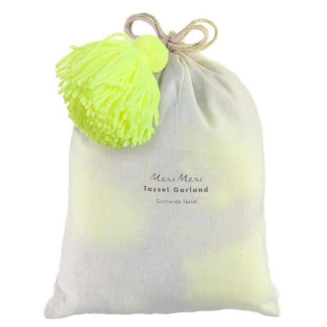 media image for blue wool tassel garland by meri meri 2 286