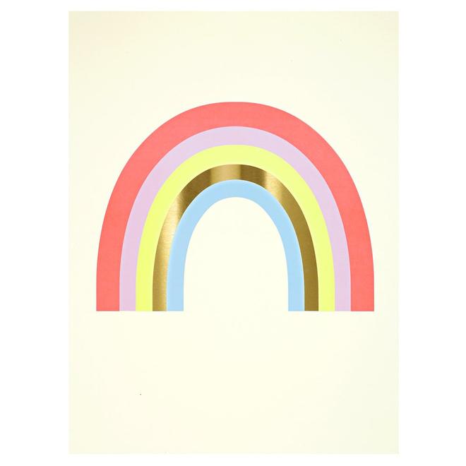 media image for rainbows unicorns art prints by meri meri 2 221