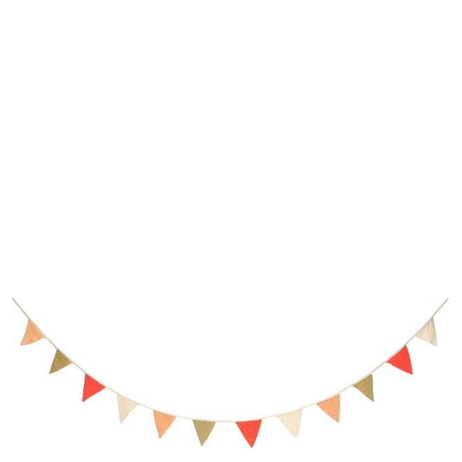 media image for pink knitted flag garland by meri meri 1 271