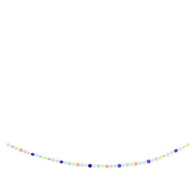 product image for rainbow confetti garland by meri meri 1 24