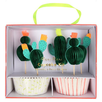 product image for cactus cupcake kit by meri meri 1 45
