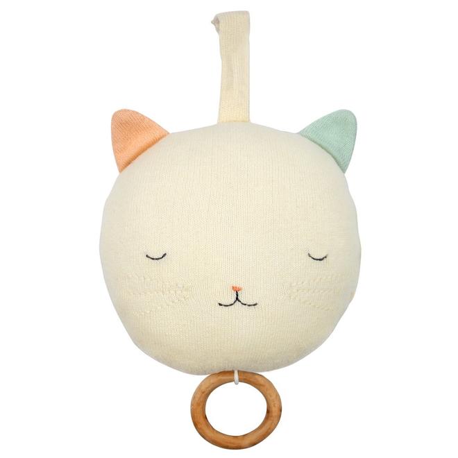 media image for cat musical baby toy by meri meri 1 259