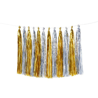 product image for gold silver tassel garland by meri meri 1 78