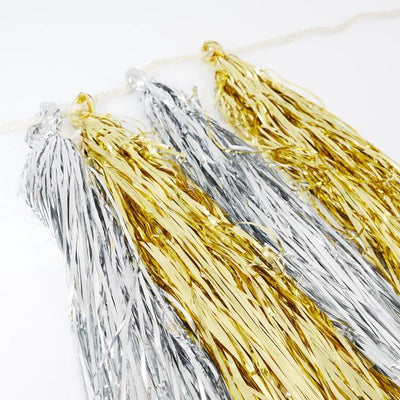 product image for gold silver tassel garland by meri meri 2 76