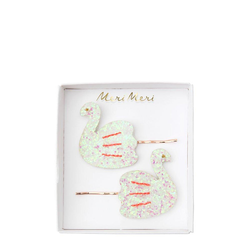 media image for swan hair slides by meri meri 1 215