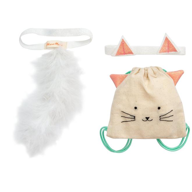 media image for cat backpack dolly dress up by meri meri 1 29