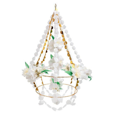 product image of white blossom chandelier by meri meri 1 570