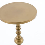 calhoun end table in antique brass 3