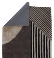Ginata Handmade Geometric Grey & Black Rug by Jaipur Living