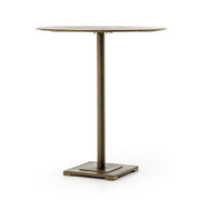 fannin counter table in aged brass 1