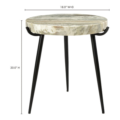 product image for Brinley Marble Accent Table 5 3