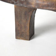cruz coffee table in antique rust 4