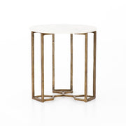 naomi marble end table by Four Hands 2