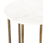 naomi marble end table by Four Hands 5