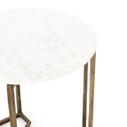 naomi marble end table by Four Hands 7