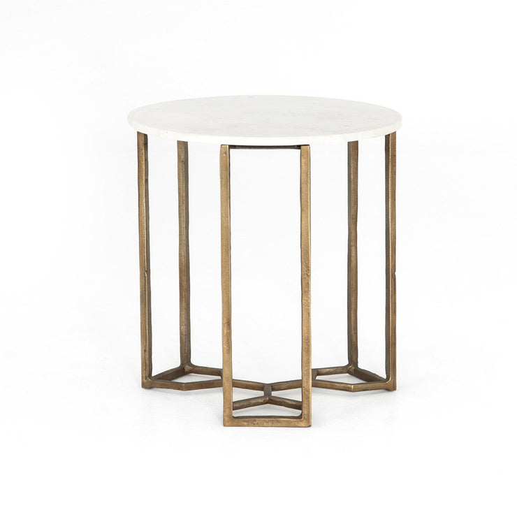 naomi marble end table by Four Hands 1