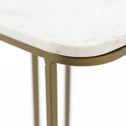 adalley c table in polished white marble 5