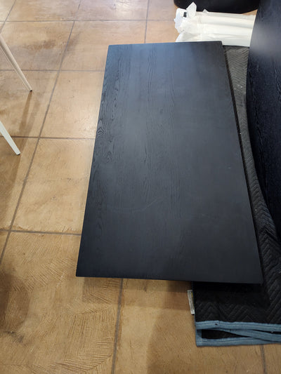 product image for Oak Bok Dining Table in Varnished Black 3 39