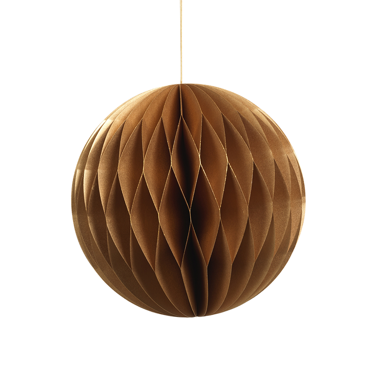 media image for wish paper deco 9 ball ornament gold in 7080 1 264