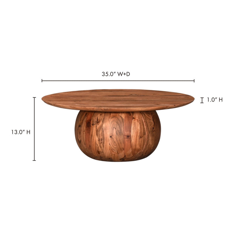 media image for Bradbury Coffee Table Natural Acacia 7 263
