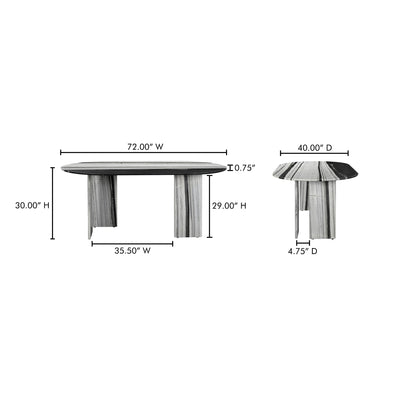 product image for Celia Dining Table Moes Home Collection Mhc Jd 1076 16 0 31 90